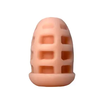 Masturbador anal mini Alive BDSM en TPE extensible flesh | Dark-Ink