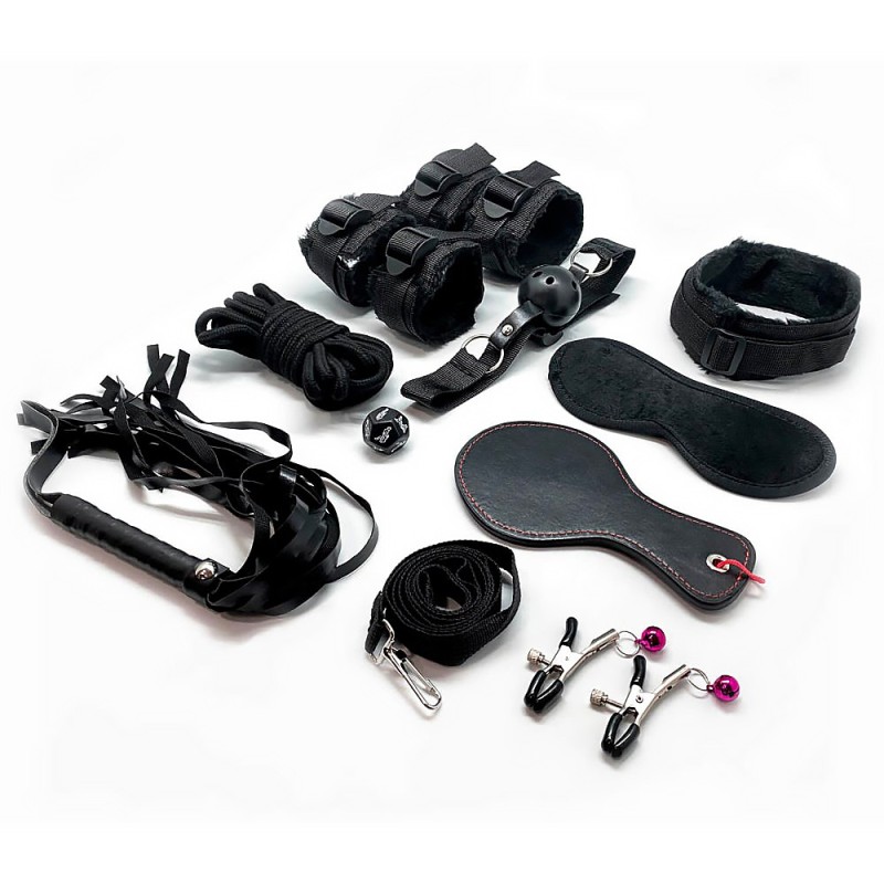 Al fury black bdsm kit (10 pcs)