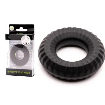 Sportfucker Nitro Ring: cock ring or ball stretcher | Dark-Ink