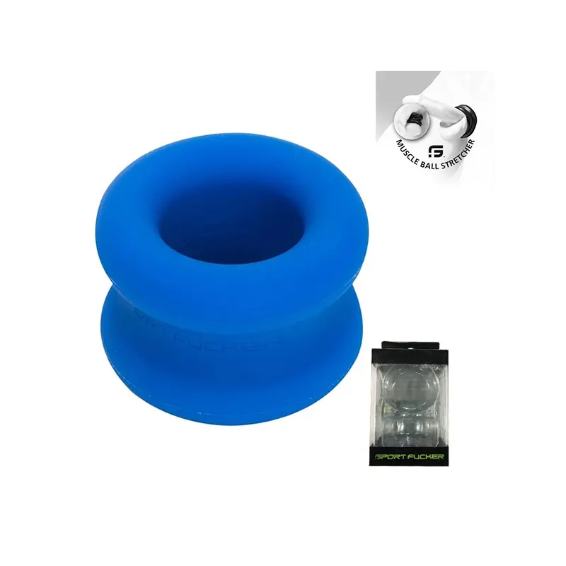 Sportfucker Muscle Liquid Silicone Ballstretcher: fest | Dark-Ink