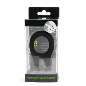 Sportfucker Cockpit Cock Ring: tapered liquid silicone | Dark-Ink