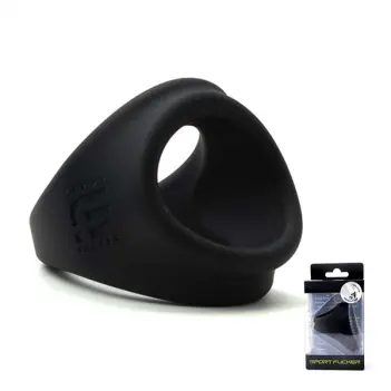Sportfucker Freeballer: Cockring und Ball-Stretcher 2-in-1 | Dark-Ink