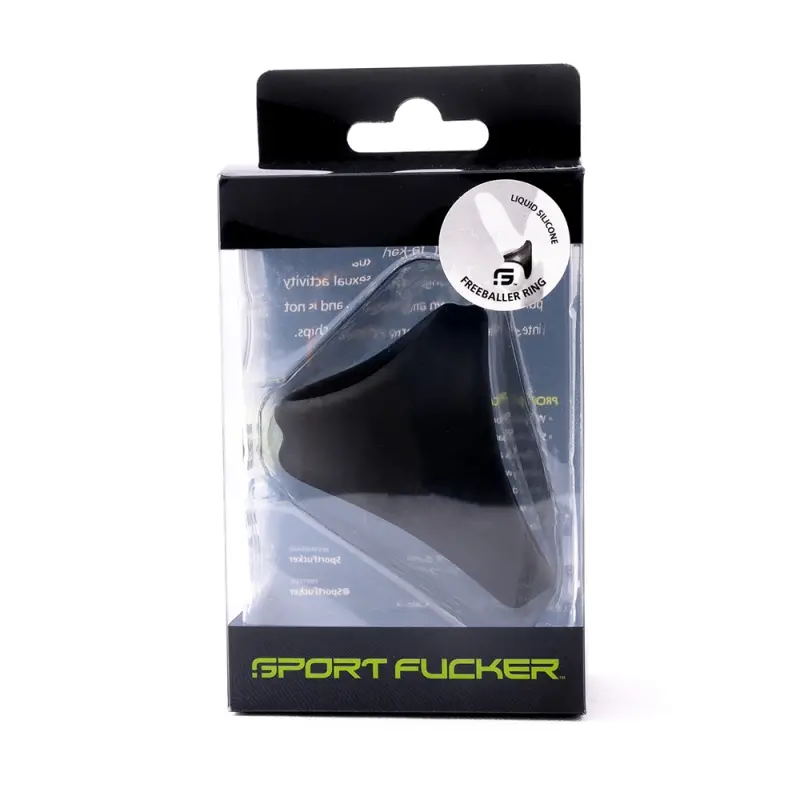 Sportfucker Freeballer: 2-in-1 cock ring and ball stretcher | Dark-Ink
