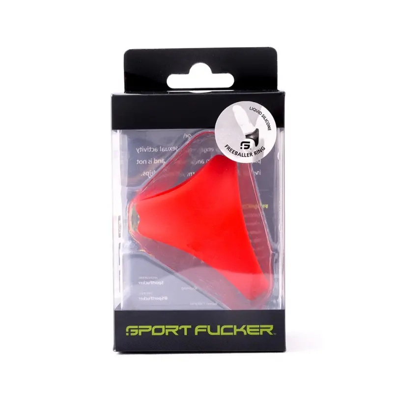Cockring Freeballer Sportfucker silicone liquide 2-en-1 | Dark-Ink