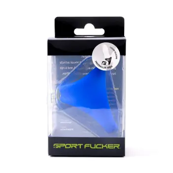 Cockring Freeballer Sportfucker silicona líquida 2 en 1 | Dark-Ink