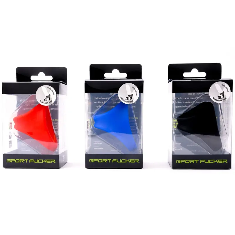 Sportfucker Freeballer: 2-in-1 cock ring and ball stretcher | Dark-Ink