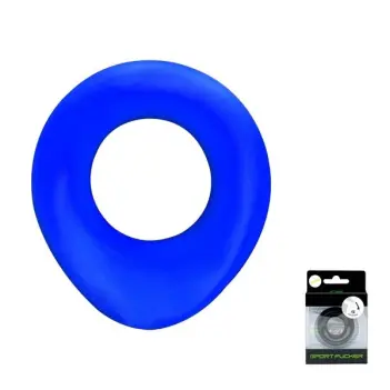 Sportfucker The Wedge: flattest-profile silicone cock ring | Dark-Ink