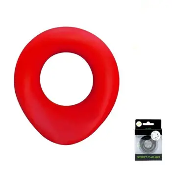Sportfucker The Wedge: flattest-profile silicone cock ring | Dark-Ink