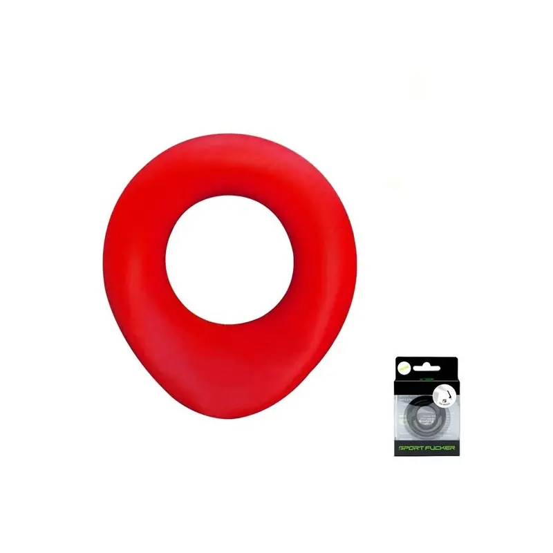 Sportfucker The Wedge: flattest-profile silicone cock ring | Dark-Ink