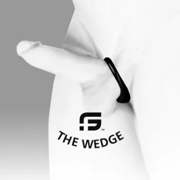 Cockring The Wedge Sportfucker silicona sección en cuña | Dark-Ink