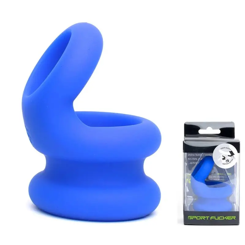Sportfucker Switch Hitter: cock and ball sling in one | Dark-Ink