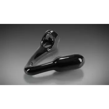 OXBALLS ASS-X rubbery buttplug+cocksling asslock