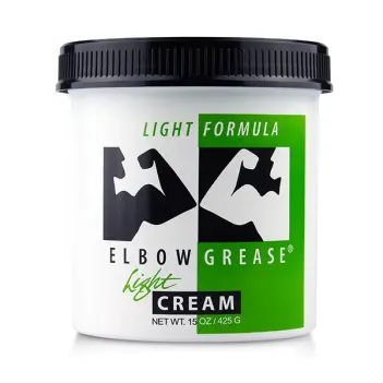 Elbow Grease Light cream lubricant: thinner, unscented | Dark-Ink