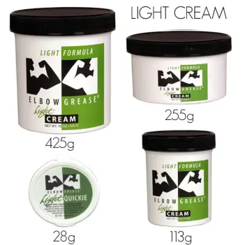 Lubrifiant crème Elbow Grease Light, allégé sans parfum | Dark-Ink