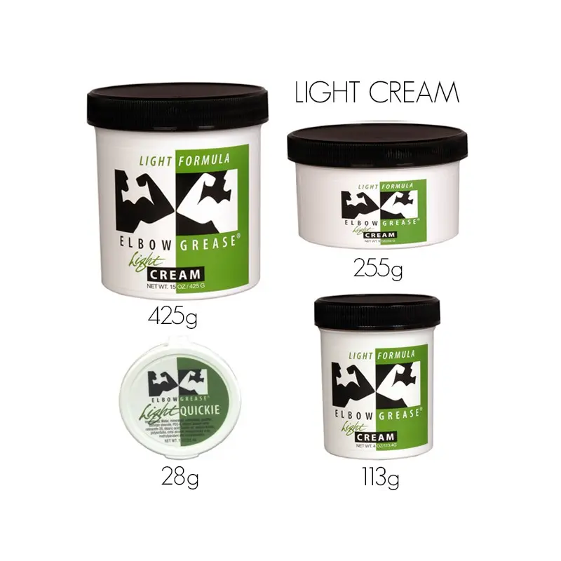 Lubrifiant crème Elbow Grease Light, allégé sans parfum | Dark-Ink