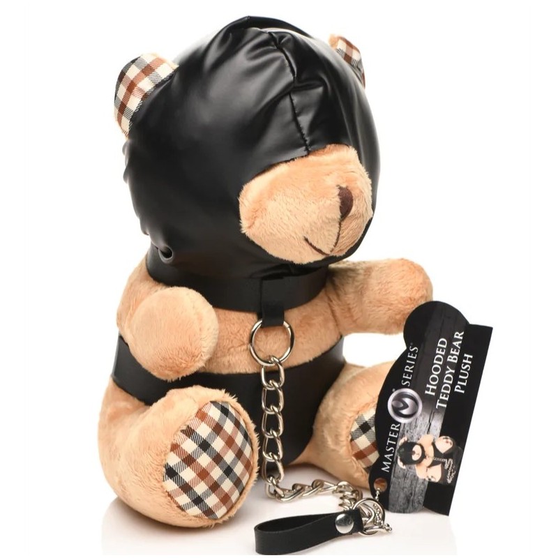 Master series hooded bondage teddy bear