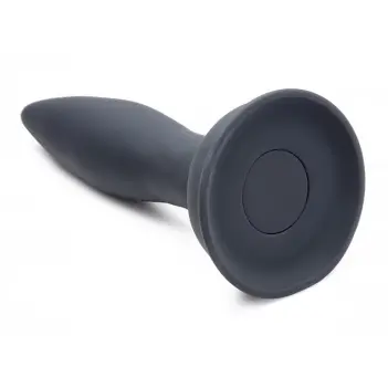Turbo Ass-Spinner Remote Control Butt Plug, rotating beads | Dark-Ink