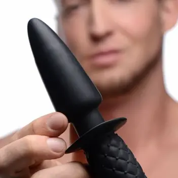 Thrust Master Thrusting Dildo, 2.5" auto thrust | Dark-Ink