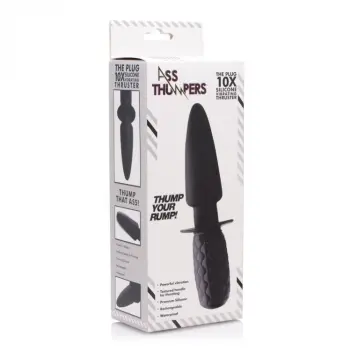Thrust Master Thrusting Dildo, 2.5" auto thrust | Dark-Ink