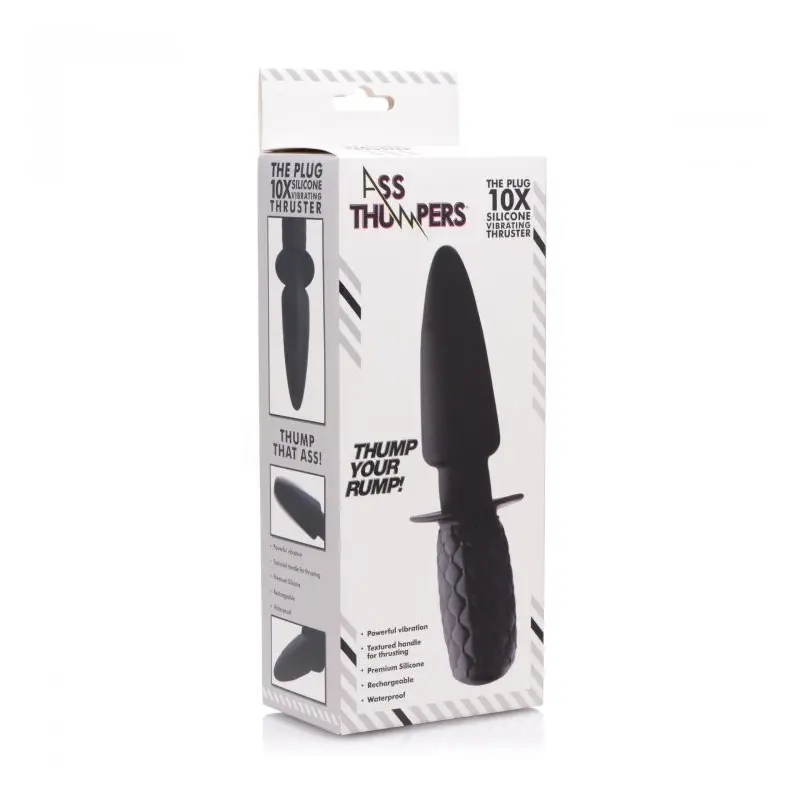 Thrust Master Thrusting Dildo, 2.5" auto thrust | Dark-Ink