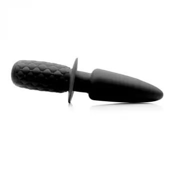 Thrust Master Thrusting Dildo, 2.5" auto thrust | Dark-Ink