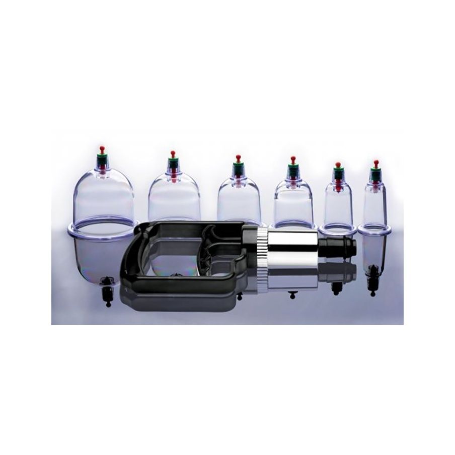 Set de 6 ventosas con bomba manual sukshen 8132