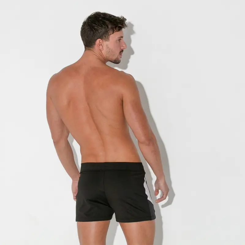 CODE 22 Rush Mini-Short, thermoverschweißte Reißverschlüsse | Dark-Ink