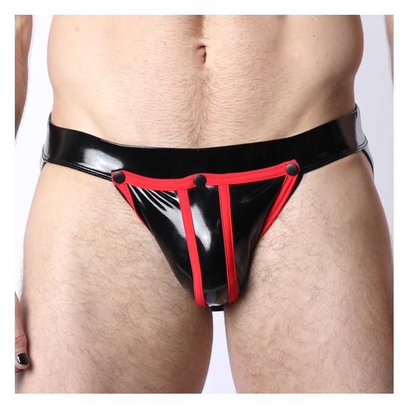 Black chrome jockstrap