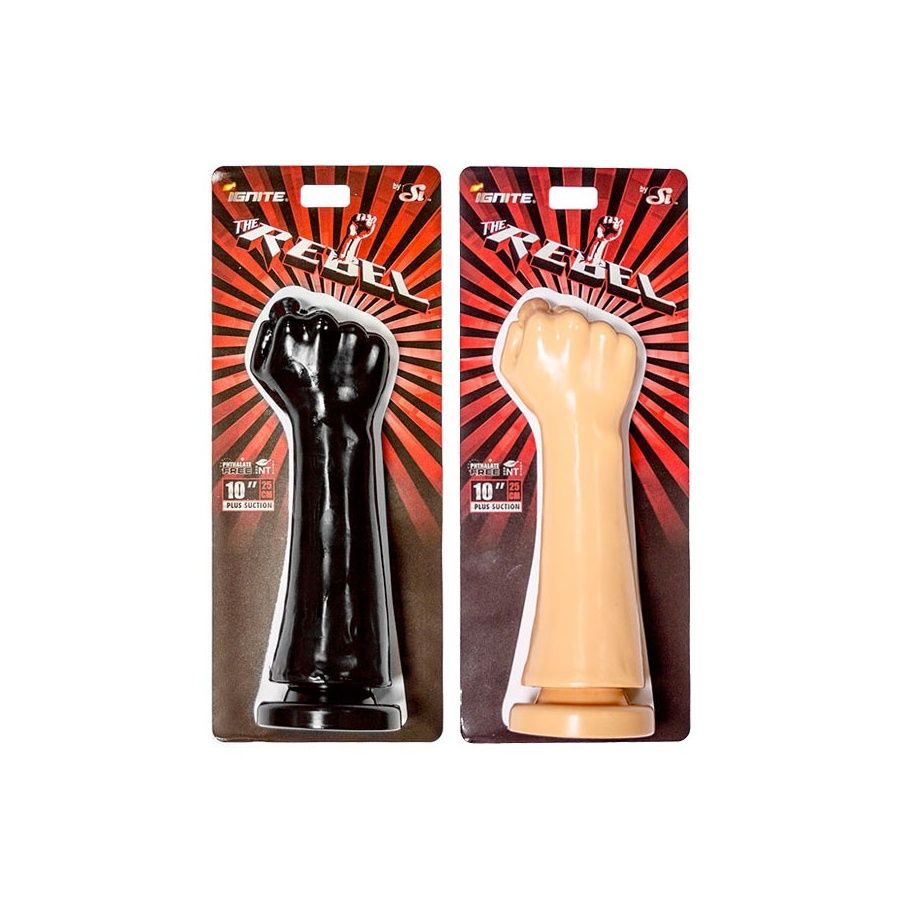 Analplug Arm 25cm The Rebel mit suction cup Black 8726