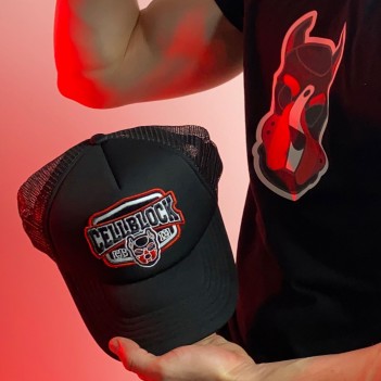 Kennel pup trucker cap