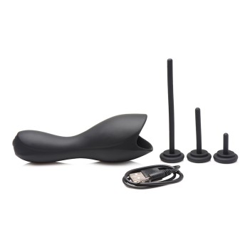 Vibrating penis head teaser urethr