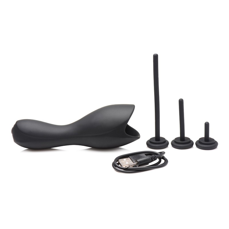 Vibrating penis head teaser urethr