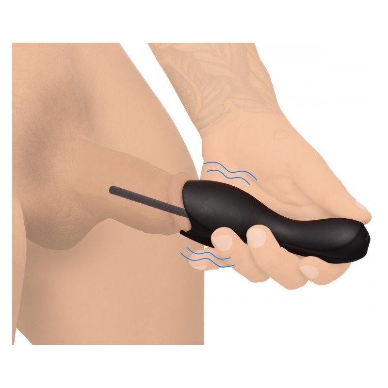 Vibrating penis head teaser urethr