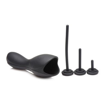 Vibrating penis head teaser urethr