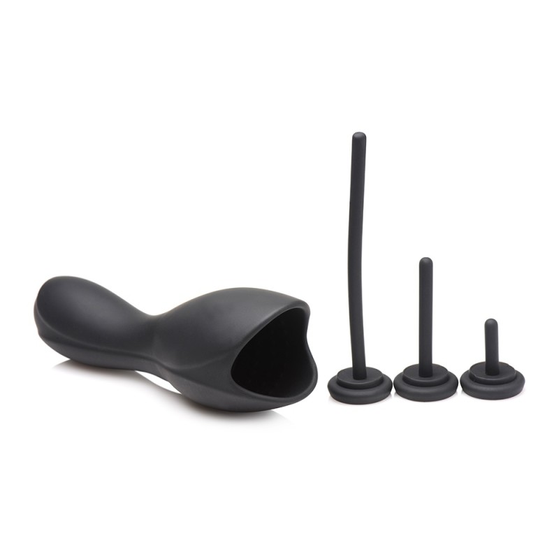 Vibrating penis head teaser urethr