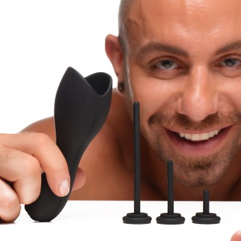 Vibrating penis head teaser urethr