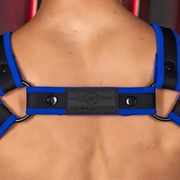 Harnais néoprène Neo Carbon Black Bulldog Mr S Leather | Dark-Ink