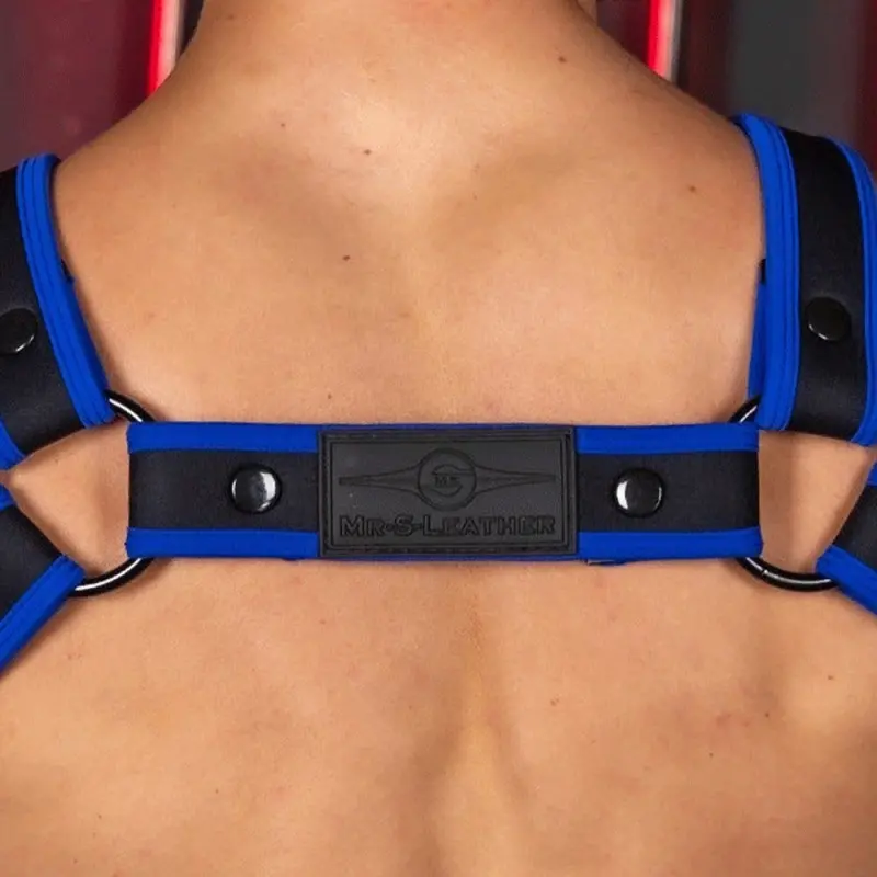 Harnais néoprène Neo Carbon Black Bulldog Mr S Leather | Dark-Ink