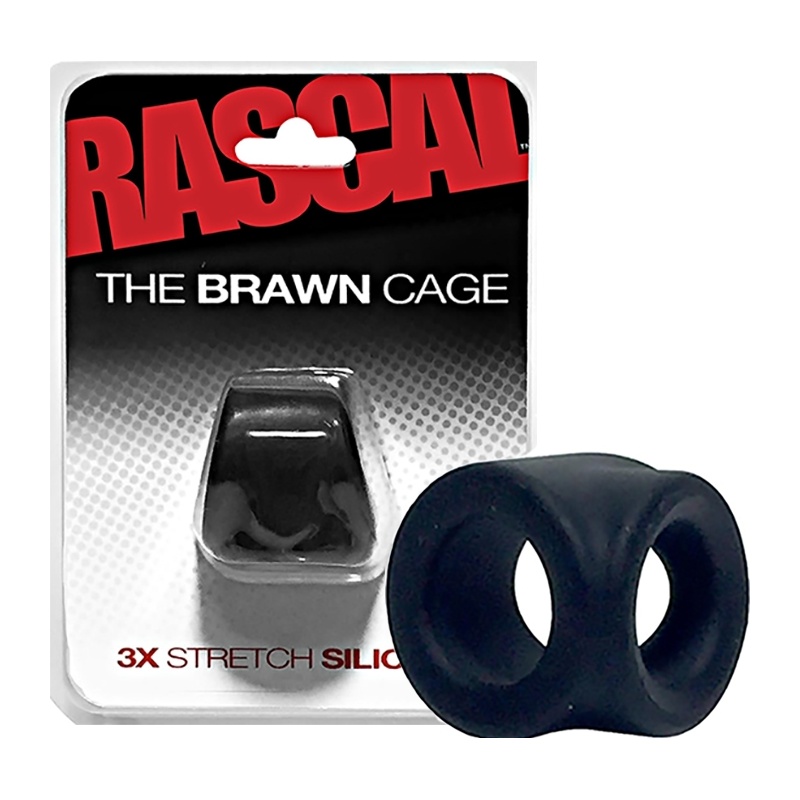 COCKSLING SILICONE 3X STRETCH BRAWN CAGE 9018