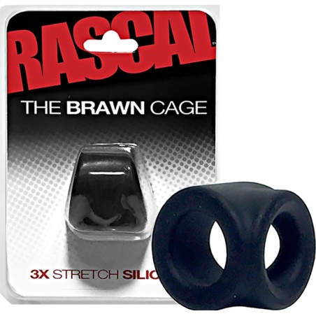 BRAWN CAGE 3X STRETCH SILICONE COCKSLING by RASCAL 9018