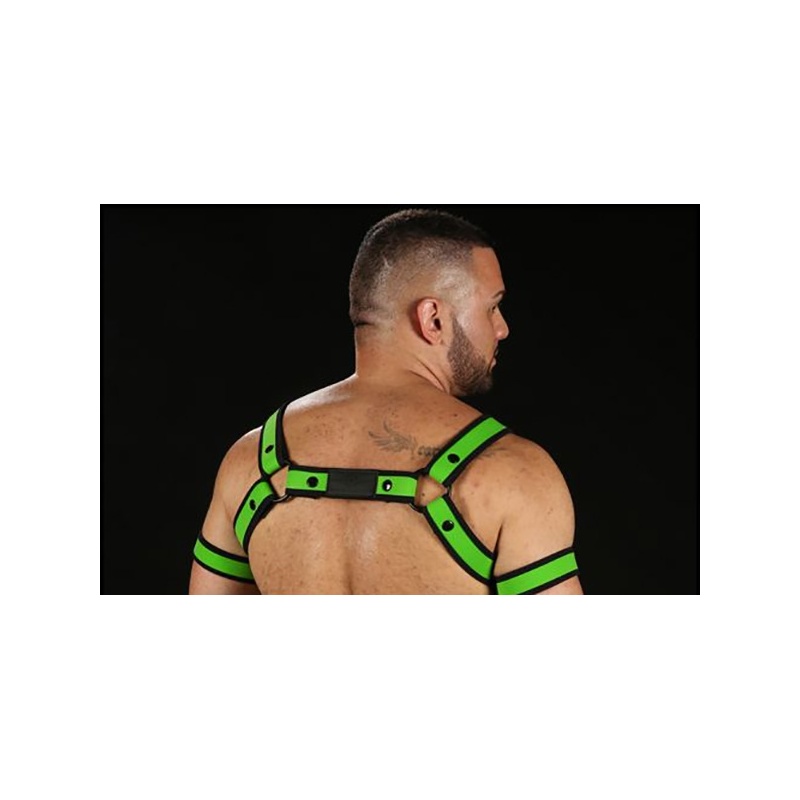 Neo Bold Bulldog Harness Lime 9262
