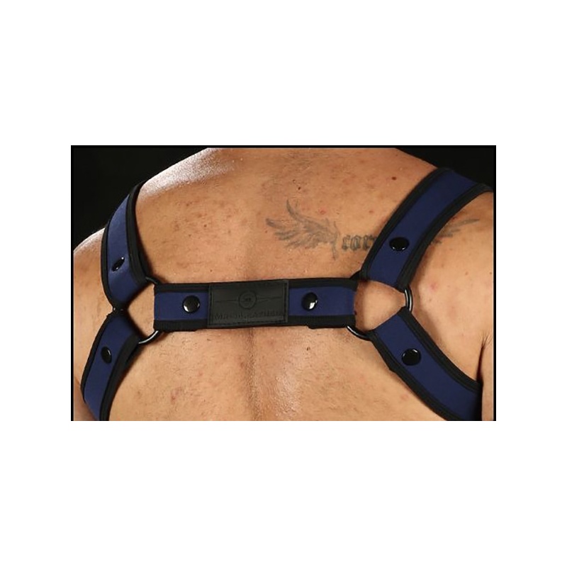 Neo Bold Bulldog Harness Navy 9350
