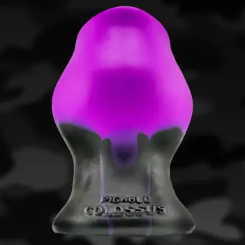 Oxballs SuperMax & Colossus Pighole Gaper Plug, 2 sizes | Dark-Ink