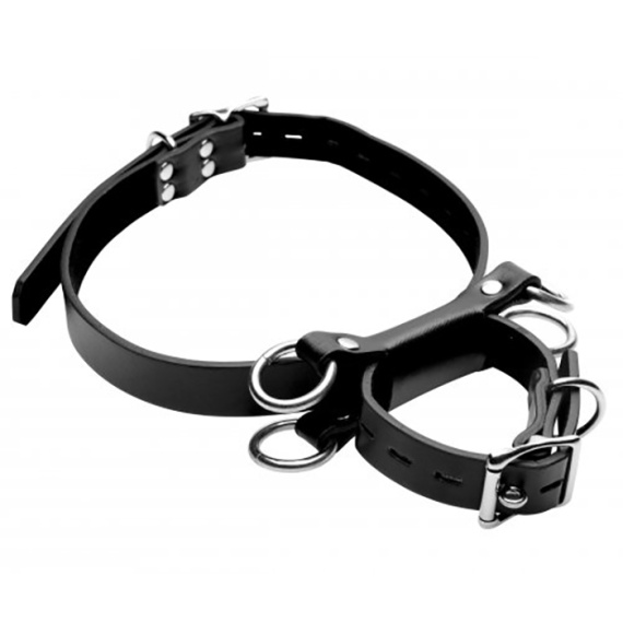 Frog Tie Correa De Bondage Con Esposas Cuero 9424