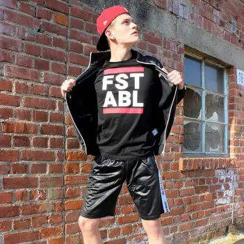 Camiseta fetish FST ABL Sk8erboy, algodón bio GOTS | Dark-Ink