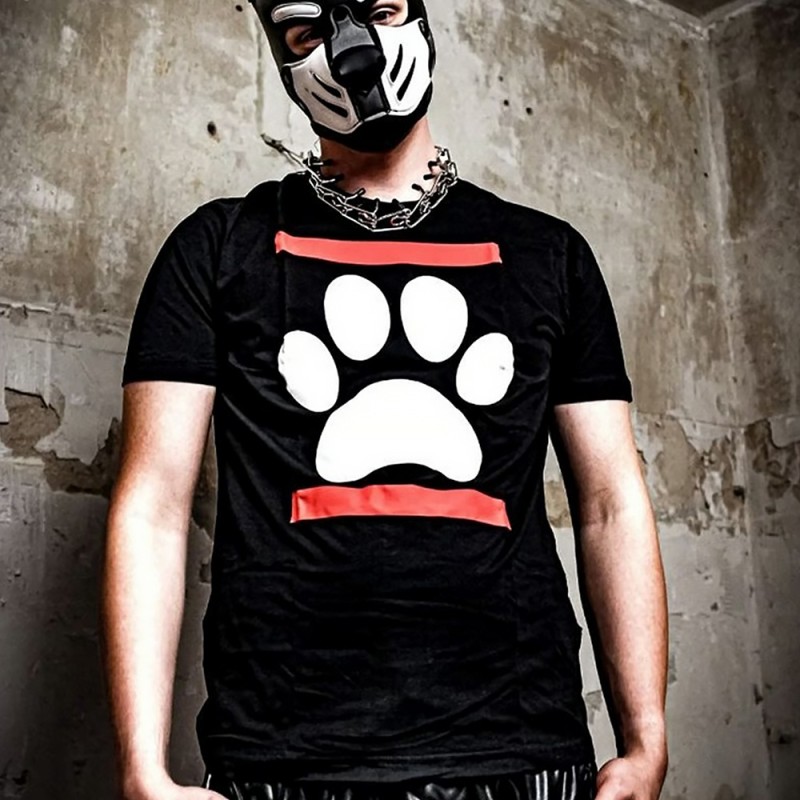 Sk8erboy dog paw tshirt black s