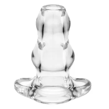 Double Tunnel Plug Perfect Fit, dos bulbos, 3 tallas | Dark-Ink