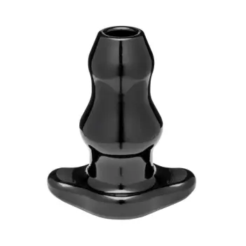 Double Tunnel Plug Perfect Fit, deux bulbes, 3 tailles | Dark-Ink