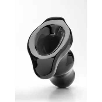 Perfect Fit Double Tunnel Plug, two bulbs, 3 sizes | Dark-Ink