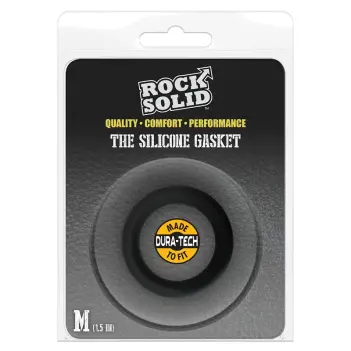 Penisring Rock Solid The Gasket TPE flach Dreierpack | Dark-Ink